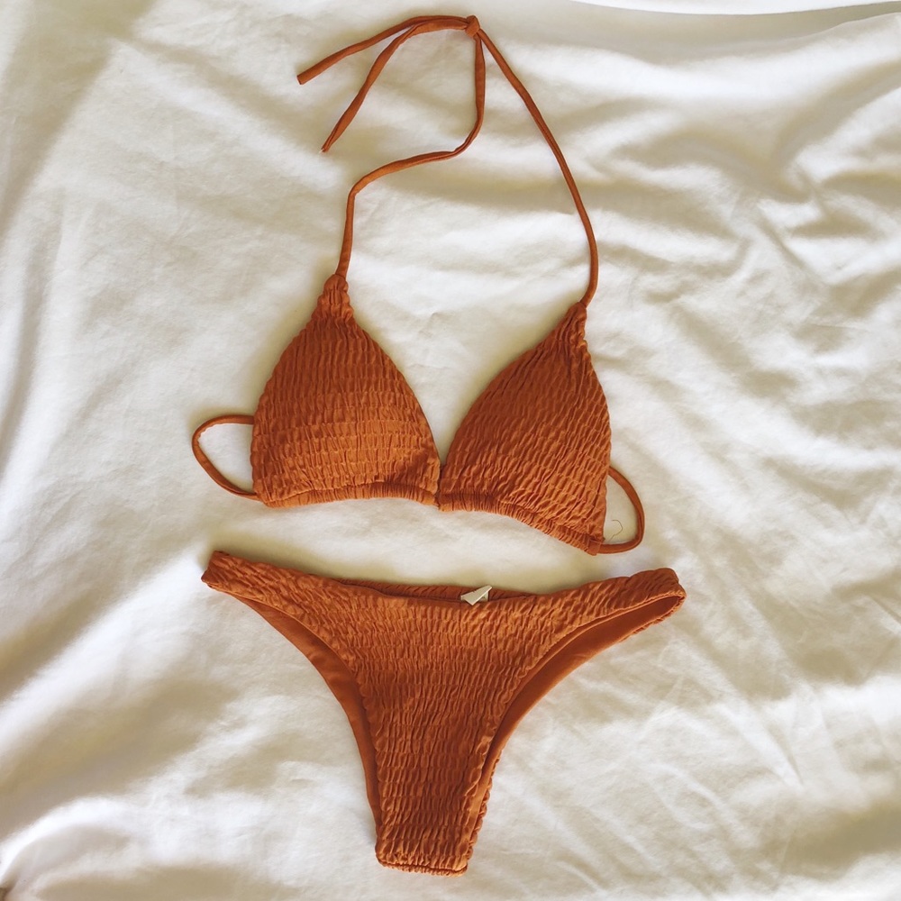 Rust Orange Cheeky Bikini